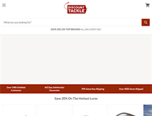 Tablet Screenshot of discounttackle.com